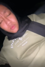 HIJAB DI COLMEKIN DI MOBIL SAMPE BECEK